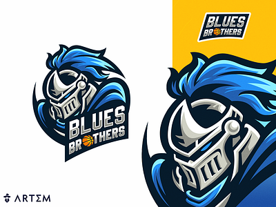 Blues Brothers Basketball mascot logo design art3m basketball team logo blues brothers branding design esport esports logo gaming graphic design illustration knight knight logo knight mascot logo design mascot mascot logo sport logo sport team logo warrior logo