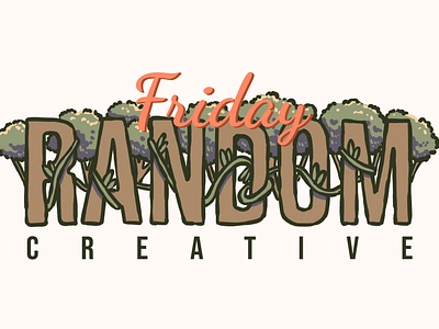 Friday Random Creative Vol 1 apparel design graphic design hand drawn illustration sticker vintage illustration