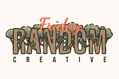 Friday Random Creative Vol 1 apparel design graphic design hand drawn illustration sticker vintage illustration