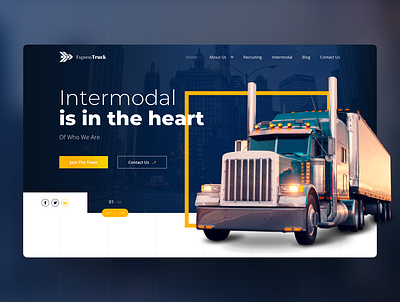 Logistics & Intermodal Transport Corporate Website 🚛🌍 b2b b2c logistics web design