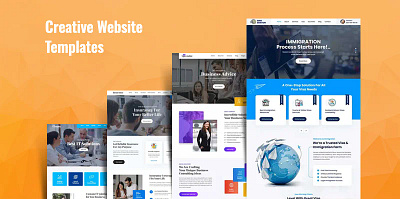 creative website templates design