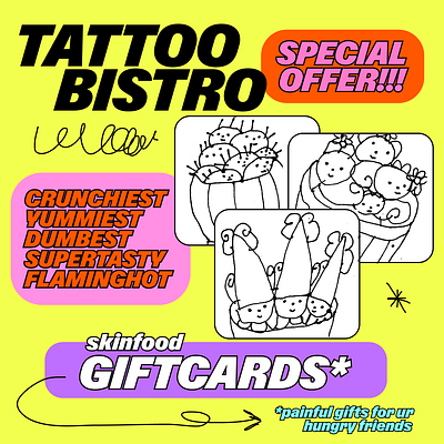 TATTOO BISTRO GIFT CARDS