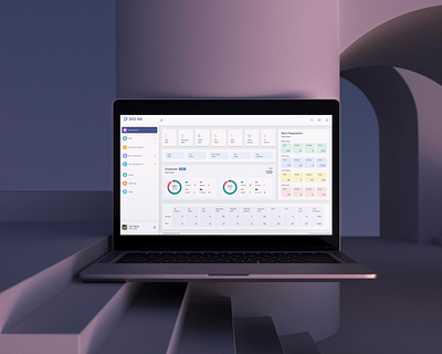 HRM- Management System admin panel administration dashboard modern dashboard payroll management sidemenu uiux design unique design