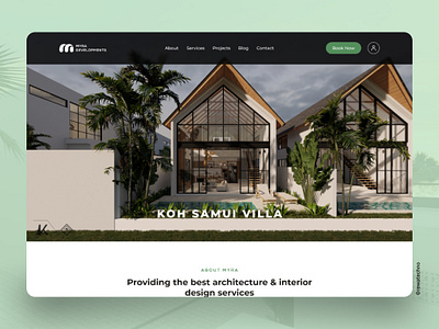 Myra Developments animation architect figma squarespace development ui ux