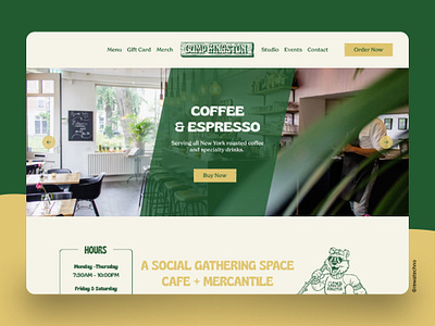 Camp Kingston adobe illustrator cafe figma graphics illustration new york squarespace ui ux