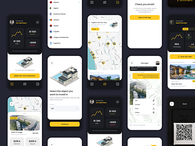 Real Estate Investment Mobile App app branding design figma ios mobile mobile app for a investment ui ux