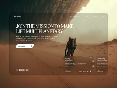 Mars mission Web3 Game game mars ui ux web web design web3