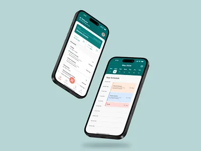 Attendly - Attendance Tracker with Class Schedules Mobile App 📆 appdesign attendance attendance app graphic design mobile app ui ux