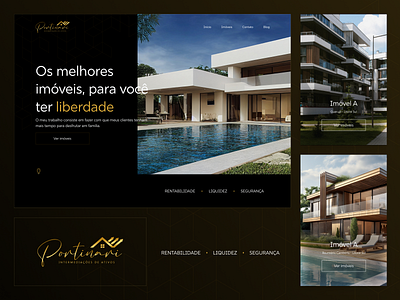 Portinari Imobiliária design elementor ui web website wordpress