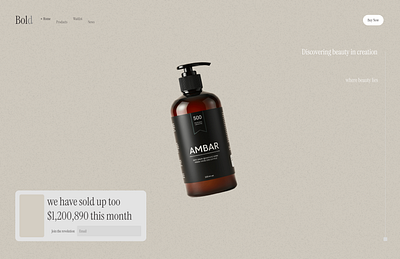 Bold brand branding design product product design products site site design ui