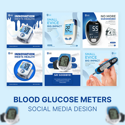 Blood Glucose Meters - Social media Design advertising blood glucose design blood glucose meters design design doctor graphic design health healthcare medical design product social media design social media social media post visual identity