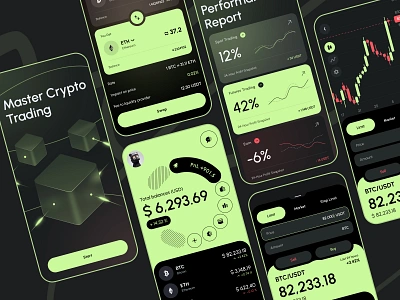 Crypto Trading: App Design android design app app design application design crypto mobile app crypto wallet cryptocurrency app design figma design ios ios design mobile mobile app design mobile design mobile design inspiration ui ui design ux ux design wallet