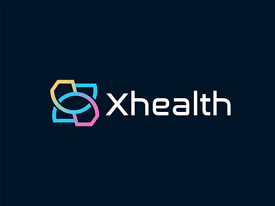 Xhealth "Modern Logo design creative logo design design health logo illustration logo logo branding logo design logo mark logo type medecin logo medical logo modern logo design