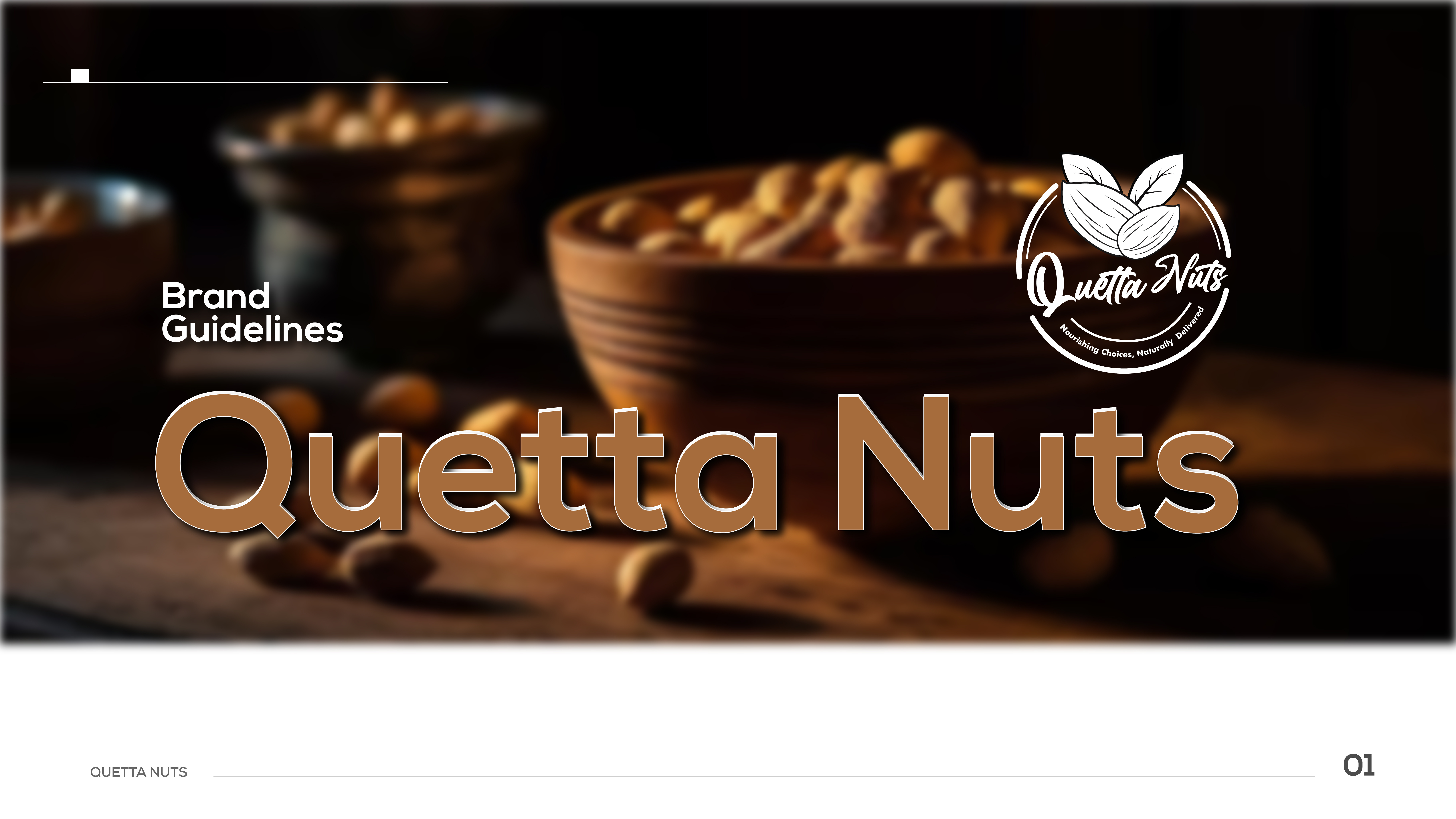 Example of Brand Guidelines For Quetta Nuts