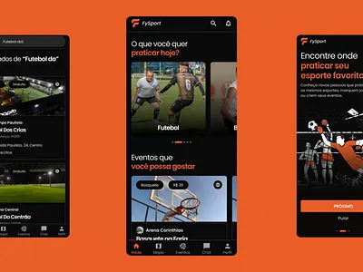 FySport | App animation app design esport hero landingpage motion graphics mvp soccer sports ui uidesign