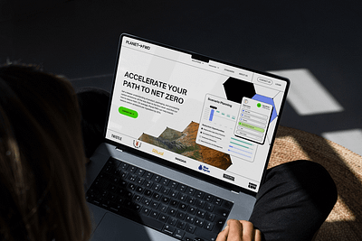 PlanetFWD Website Design ai carbon environment saas
