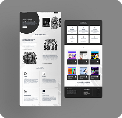 Design agency Website landing page redesign uiux website design website landing page