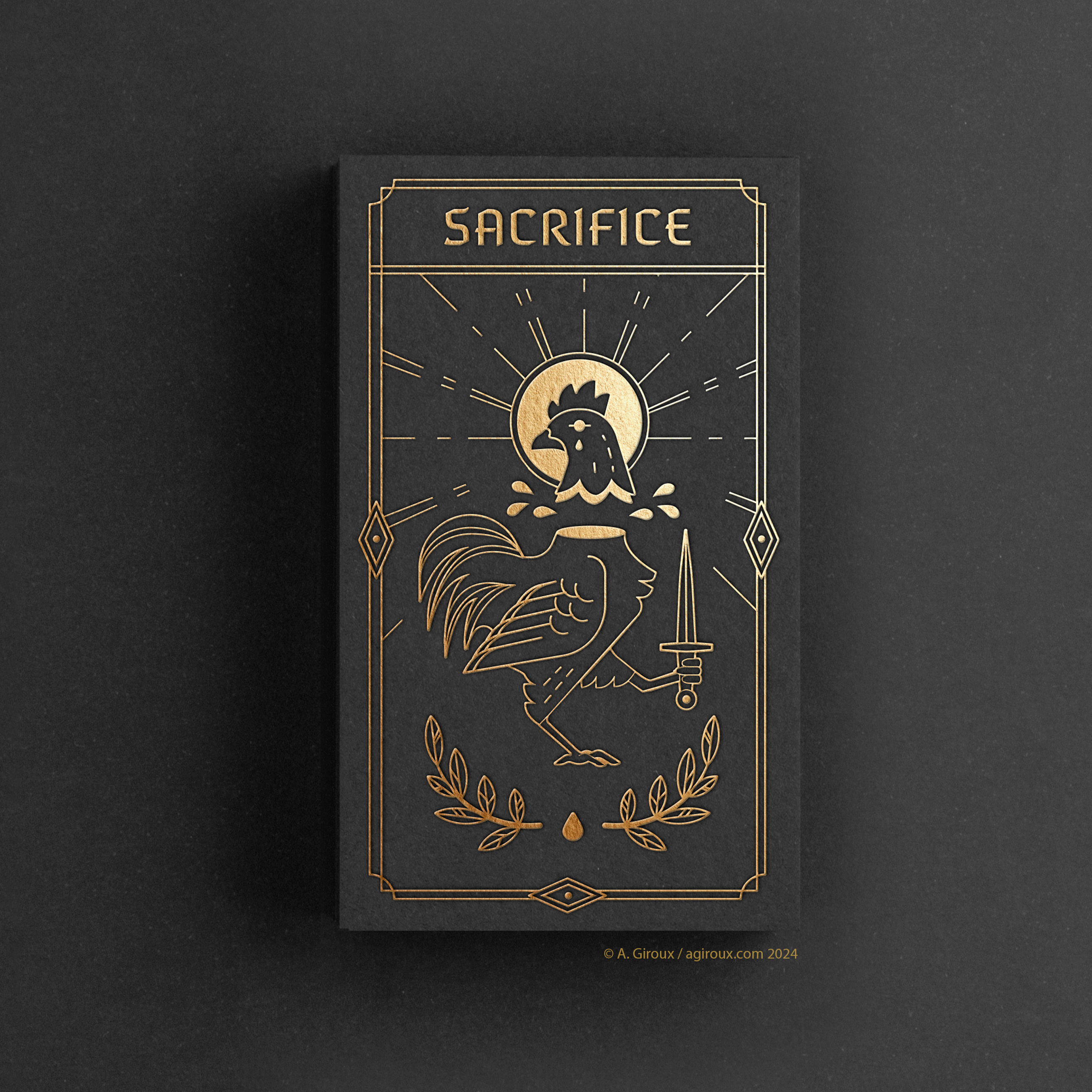 Example of The Comet — Tarot Cards