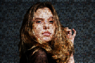 Mosaic Photo effect branding edit graphic design mosaic photo photo effect photoshop psd