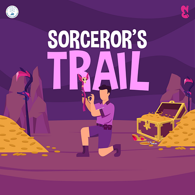 SORCERER'S TRAIL graphic design