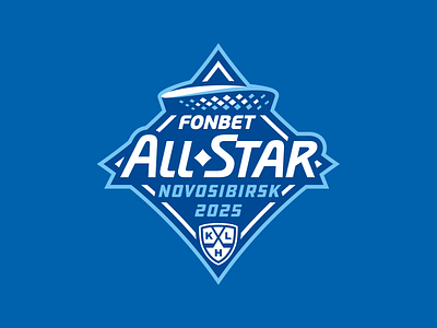 KHL All✦Star 2025 Novosibirsk all star logo graphic maniac hockey khl khl all star sport branding sport design sport logo кхл матч звезд спортивный дизайн спортивный логотип хоккей