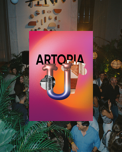 Artopia event branding graphic design illustration