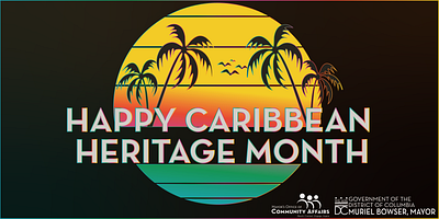 Caribbean Heritage Month Graphic design graphic design illustration logo typography vector