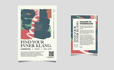 Find your inner klang - Event branding graphic design illustration