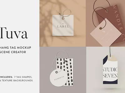 Tuva Hang Tag Mockup Scene Creator blank clothing tag fashion tag hang tag hang tag mockup luggage tag minimal minimalist mock up mockup kit paper mockup scene creator shadow overlay shadows stationery mockup tag mockup tag mockup scene creator template tuva hang tag mockup
