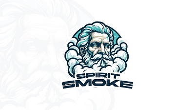 Spirit Smoke: Premium Hookah Lounge Logo Design logo logo hookah logo minimal logo smoke