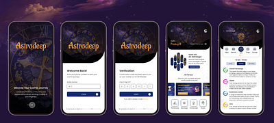 Astrology Mobile App Design astrodeep astrology app design astrology mobile app horoscope app design mobile app