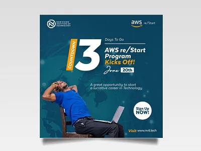 3 Days to Go branding graphic design logo motion graphics