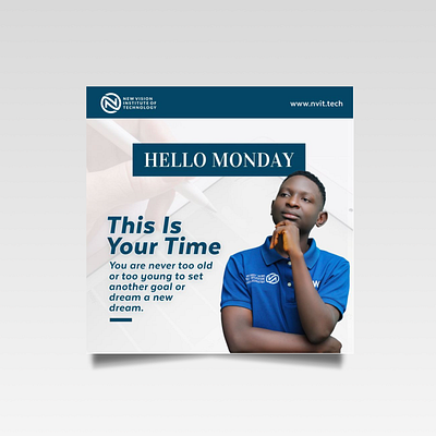 Hello Monday branding graphic design logo motion graphics