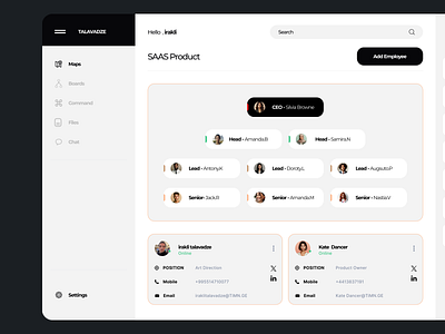 SAAS Project Management - Dashboard by irakli talavadze clean dashboard design design app design systems management dashboard project management saas saas product task management team management app ui ux web app