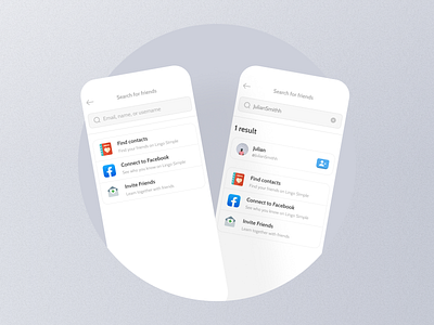 Search Friend Mobile App Ui app design mobile screen search friend search friend app search friend dashboard search friend design search friend details search friend experience search friend interface search friend mobile search friend option search friend page search friend screen search friend setting search friend ui search friend view search friend widget ui