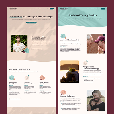 Brand & Web Design for Compassionate Therapy Practice brand identity branding design graphic design logo web design