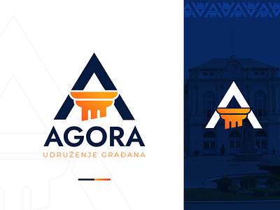 Udruženje Agora Logo Design animation graphic design logo logo design