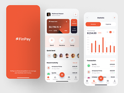 Finance App animation branding crypto app crypto trading crypto wallet finance financial financial app mobile banking ui