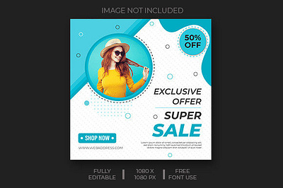 Flash Sale Instagram post banner 3d motion graphics