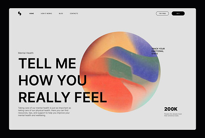 Mental Health Website ui ux webdesign