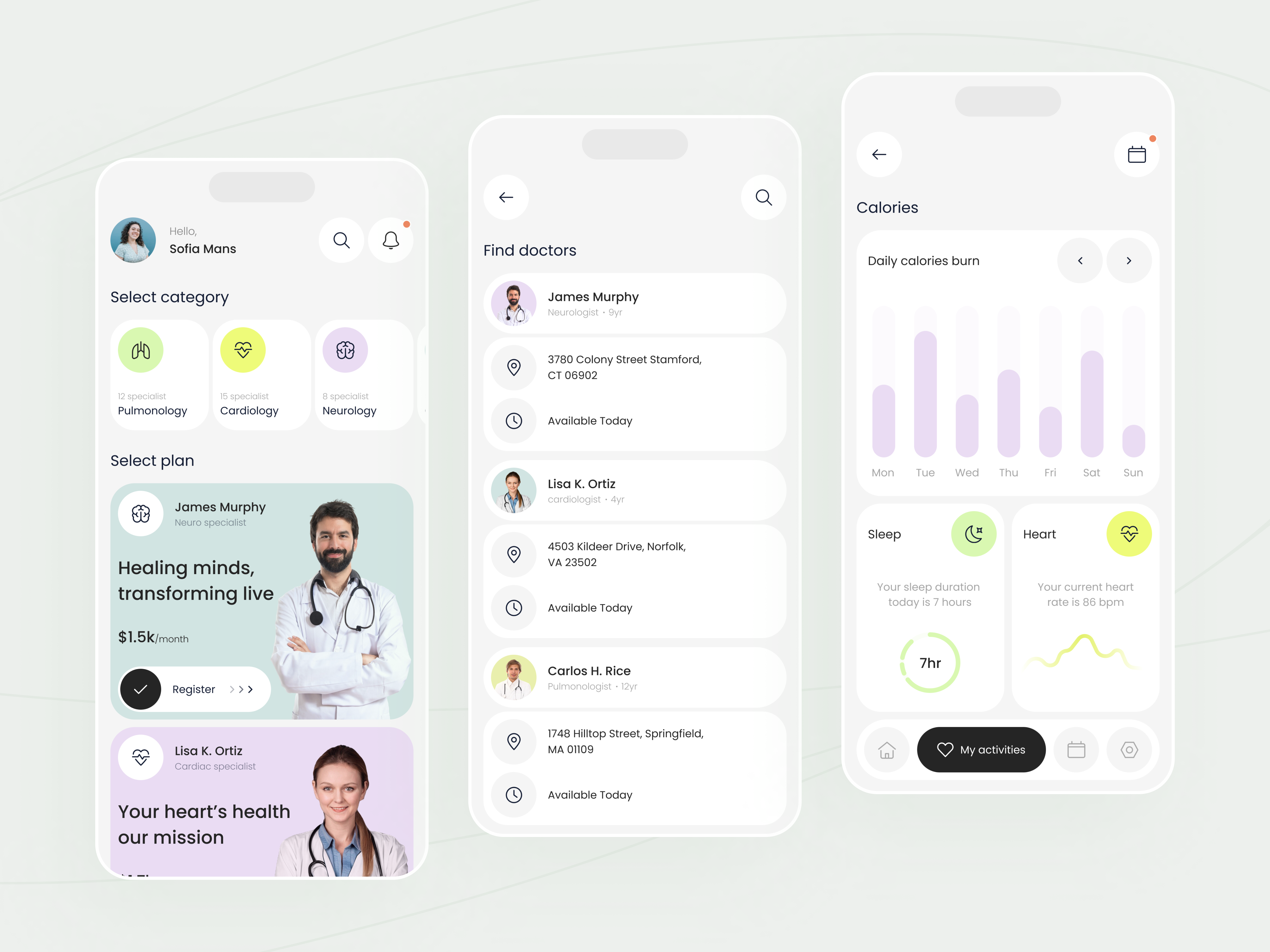 Example of Healthcare Mobile App