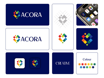 ACORA brand design brand identity branding logo logo design logo folio