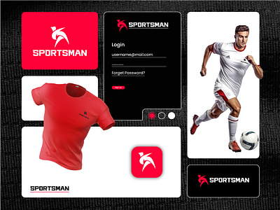 SportsMan brand design brand identity branding design icon illustration logo logo design logo folio ui