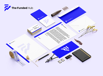 The Funded Hub-Brand Style Guideline 3d animation brand design brand identity branding design icon illustration logo logo design logo folio motion graphics ui