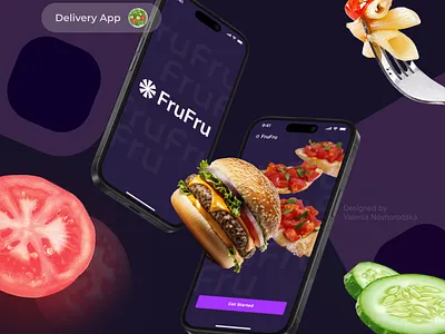 FruFru Delivery App: Animation Showcase branding ui ux