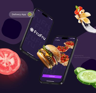 FruFru Delivery App: Animation Showcase branding ui ux