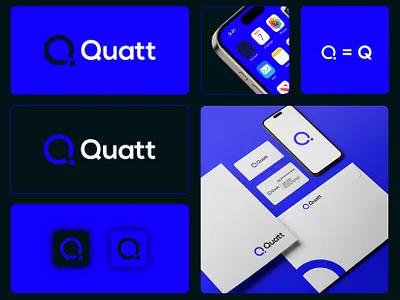 Quatt 3d animation brand design brand identity branding graphic design logo logo folio motion graphics q logo quatt ui