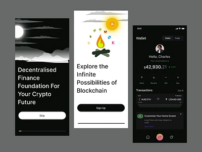 Crypto Wallet App Design Exploration 2025 design app design branding crypto dashboard design design design inspirations desktop design illustration ui uiux design