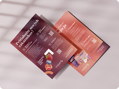 Flyer Design a4 advertising content marketing double sided flyer flyer flyer design fruit gradient layout leaflet marketing minimalism mockup vibrant colors