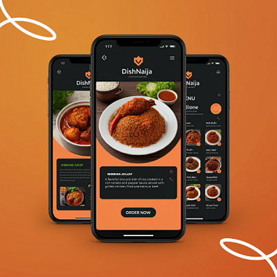 UI design and branding and identity for DishNaija eatry branding branding and identity design figma flyer flyer design graphic design illustration logo logo design product package typography ui uiux user interface ux vector